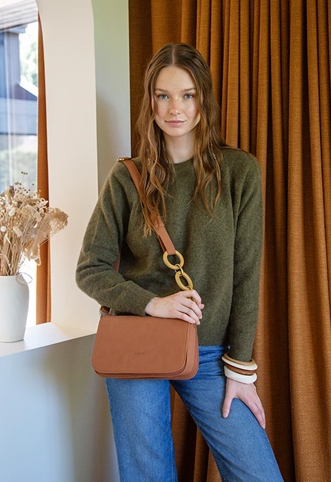 Crossbody bag Heliconia