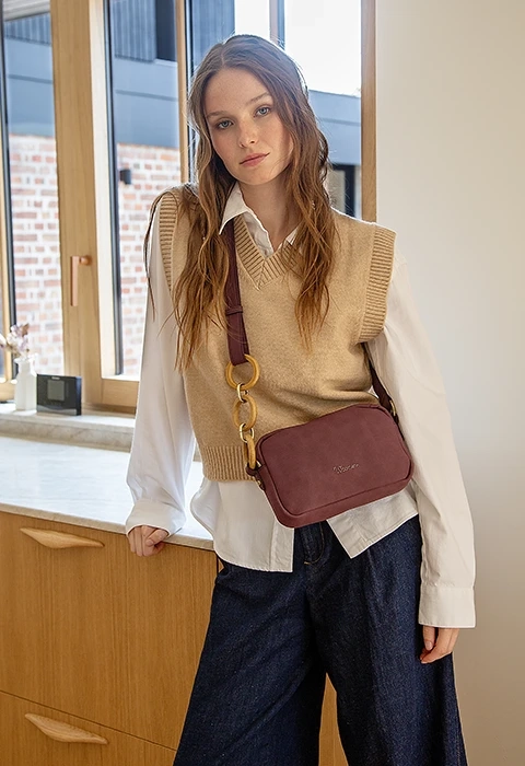 Crossbody bag Heliconia