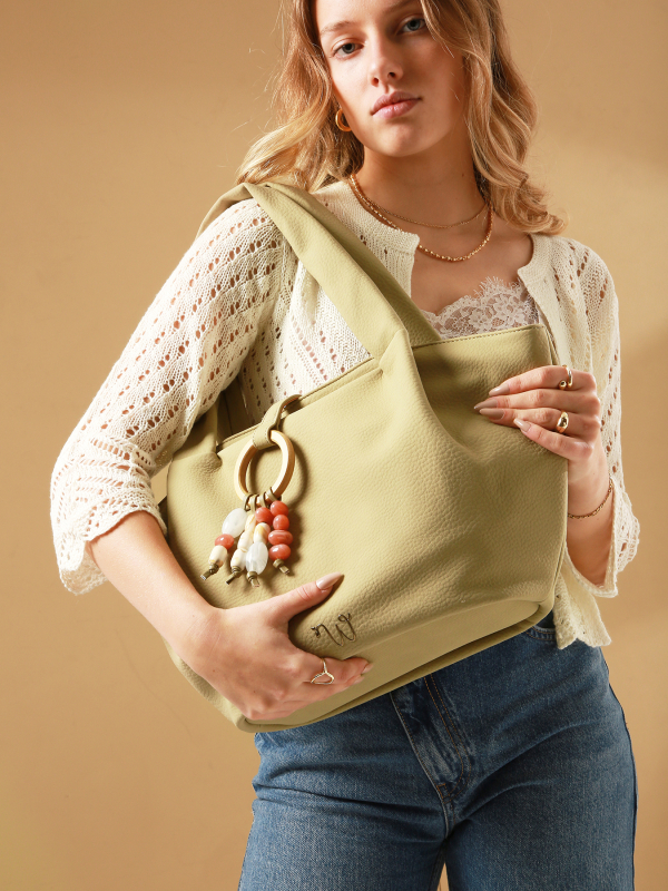 Sac porté épaule CAMOMILLE PEARL