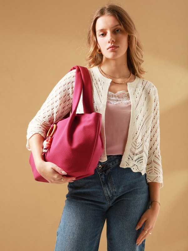 Sac porté épaule CAMOMILLE PEARL