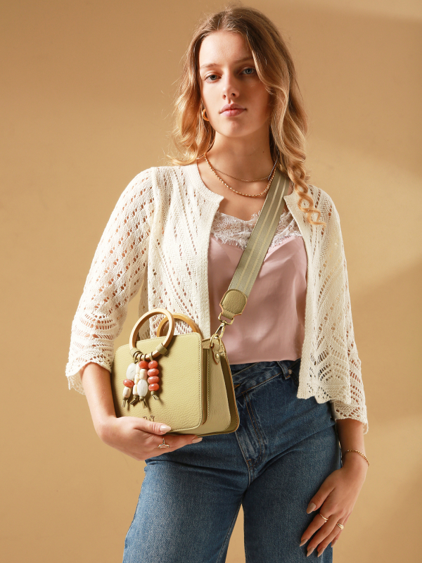 Sac bandoulière S CAMOMILLE PEARL